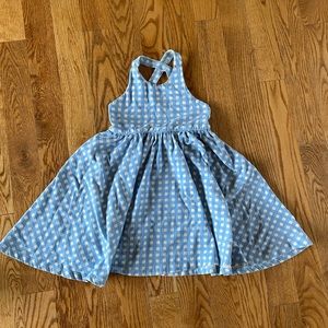 Alice and Ames gingham pinafore dress